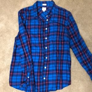 J Crew flannel button shirt